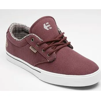 Pánská móda Boty Etnies JAMESON 2 ECO Burgundy/Tan/White velikost 40.0