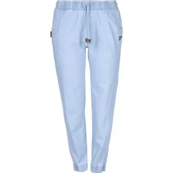 Dámské kalhoty Kalhoty Alife and Kickin ALICIA A Light Denim Circles velikost L
