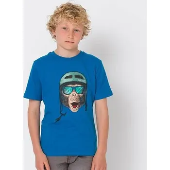 Chlapecké tričko Tričko Animal CHIMP Mykonos Blue velikost 3/4