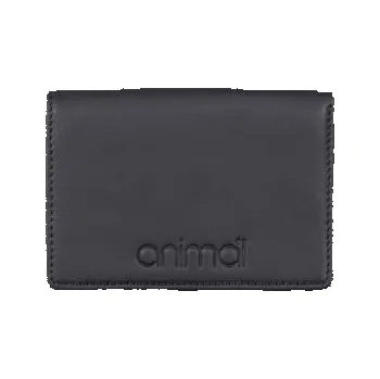 Peněženka Peněženka Animal LEATHER WALLET Black velikost O/S