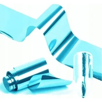 FÓLIE na nehty, tyrkysová, pro zdobení