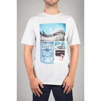 Tričko Hurley JJF PHOTO ALOHA Birch Heather velikost XL