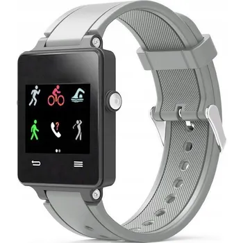 Řemínek na hodinky Řemínek Garmin Vivoactive / Approach S2 / S4 k Garmin 24mm šedý