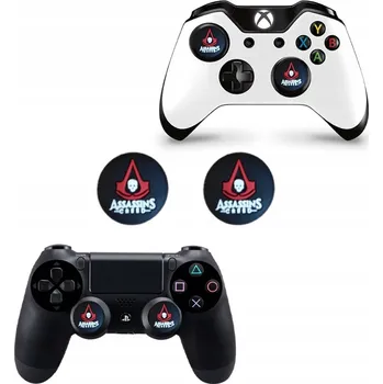 Herní konzole NÁSTAVCE / GRIPY / GUMIČKY NA ANALOGOVÉ PÁČKY OVLADAČE PS4 PS5 XBOX ONE NS PRO Assassins 2x