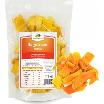 Sušené ovoce Mango sušené Słodkie Zdrowie plátky slazené 1000 g