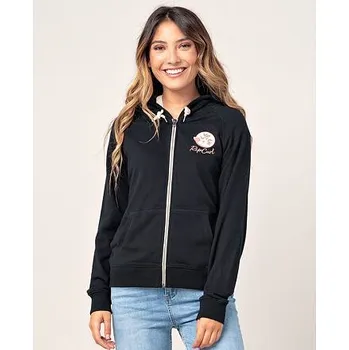 Pánská mikina Mikina Rip Curl NORTH SHORE ZIP HOOD Black velikost S