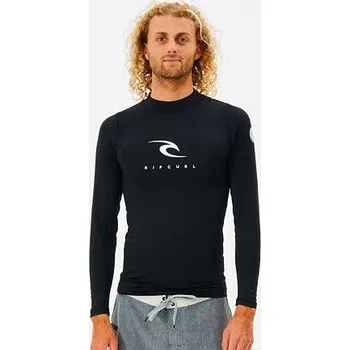 Pánské tričko Lykra Rip Curl CORPS L/S Black velikost M