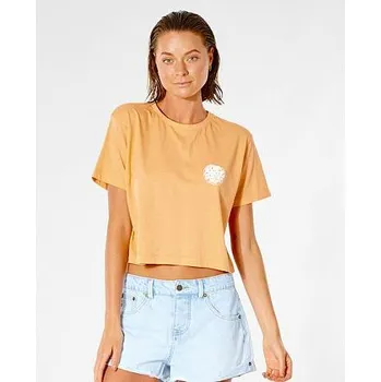 Tričko Rip Curl WETTIE ICON TEE II Coral velikost XS