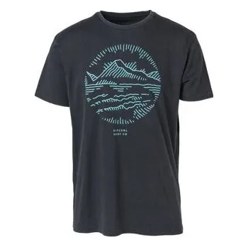 Tričko Rip Curl ARTY COLD DYE TEE Black velikost L