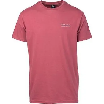 Pánské tričko Tričko Rip Curl RAINBOW SIGN SS TEE Light Red velikost S