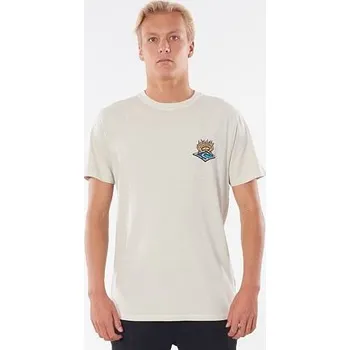 Pánská móda Tričko Rip Curl ENDLESS RUNNERS TEE Bone velikost XL