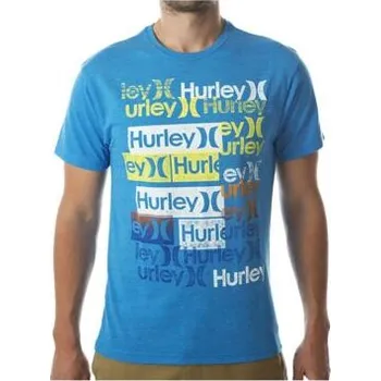 Tričko Hurley BLOCKER Photo Blue velikost M