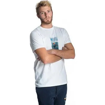 Tričko Rip Curl POLARIZED S/S TEE Optical White velikost L