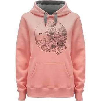 Dámská móda Mikina Animal SKETCHED Coral Pink Marl velikost 12