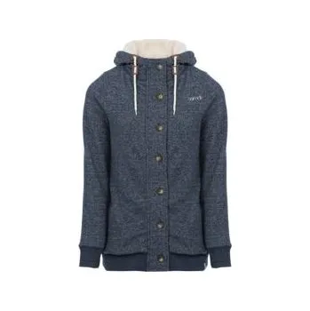 Pánská móda Mikina Animal BUTTONED Dark Navy Marl velikost 08