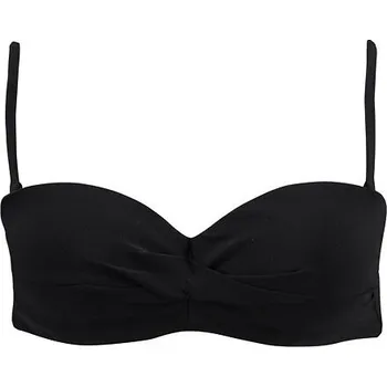 Dámské plavky Plavky Barts SOLID BANDEAU Black velikost 40