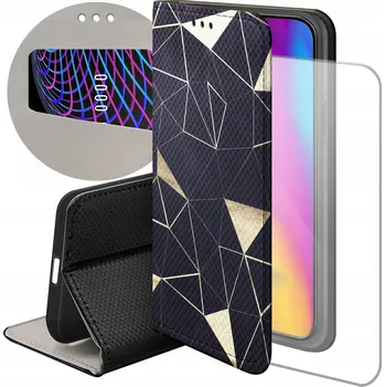 Pouzdro na mobilní telefon Flipové pouzdro Hello Case pro Xiaomi Redmi Note 13 4G zlaté