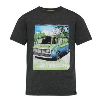 Oblečení a móda Tričko Animal CHILLAX Dark Charcoal Marl velikost BL