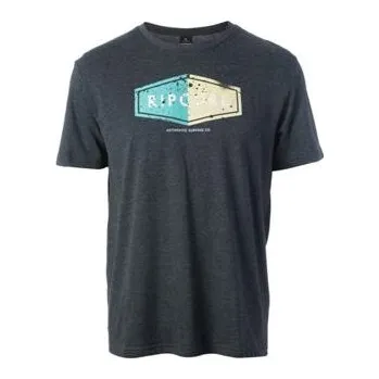 Pánské tričko Tričko Rip Curl LOSANGE LOGO TEE Dark Marle velikost M