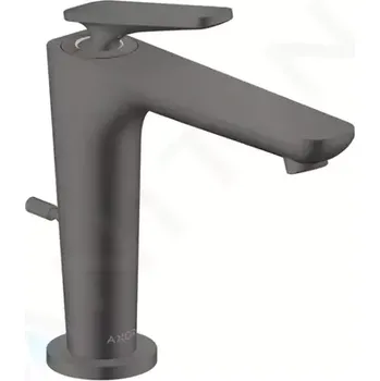 Vodovodní baterie Axor Citterio C Umyvadlová baterie s výpustí, EcoSmart, CoolStart, kartáčovaný černý chrom, 49030340