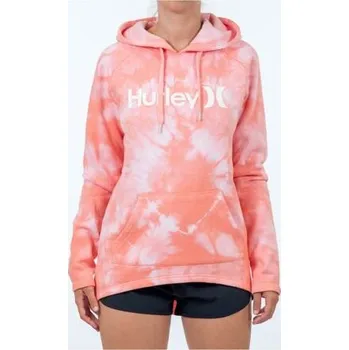 Pánská mikina Mikina Hurley ONE & ONLY CLOUD WASH PULLOVER Atomic Pink velikost M