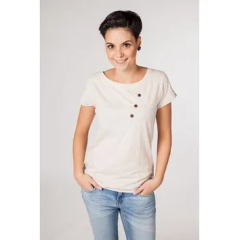 Tričko Alife and Kickin ZOE A Creme velikost XXL