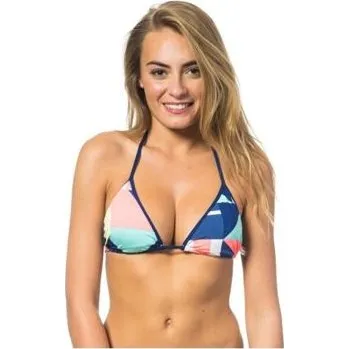 Dámské plavky Plavky Rip Curl MOSAIC TRIANGLE Blue Depths velikost M