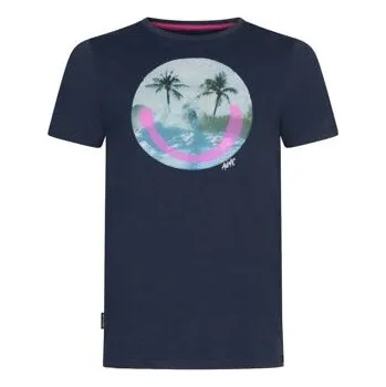 Pánské tričko Tričko Animal SMILE Indigo Blue Marl velikost L