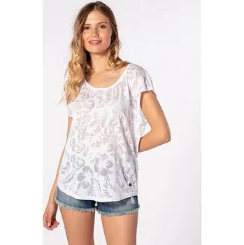 Pánské tričko Tričko Rip Curl VIAMALA FLOWER TEE White velikost L