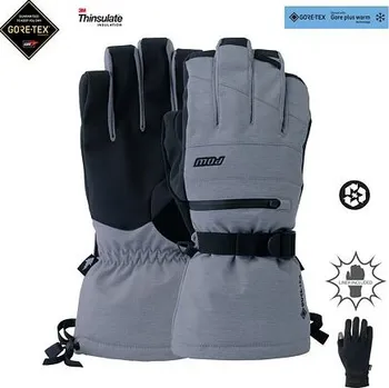Rukavice Rukavice POW WAYBACK GTX LONG GLOVE +WARM Grey velikost XXL