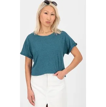 Tričko Alife and Kickin MALAIKAAK A Tidal Teal Melange velikost XS