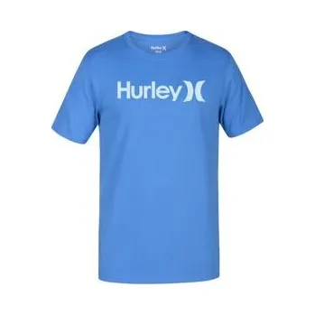 Pánské oblečení Tričko Hurley ONE & ONLY DRI-FIT Light Photo Blue velikost XL