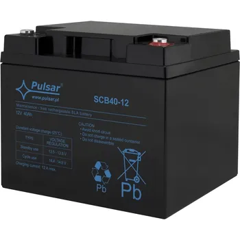 Záložní baterie Akumulátor Pulsar SCB40-12 40Ah/12V AGM
