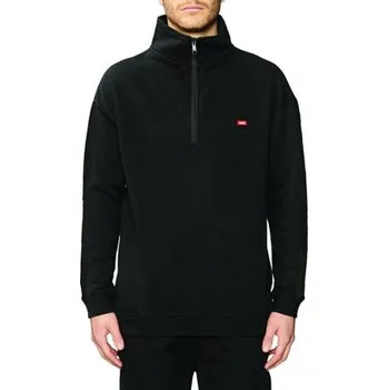 Pánská mikina Mikina Globe HALF WAY FLEECE Black velikost M