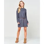šaty Rip Curl COSY LS DRESS Dark Grey Marle velikost L