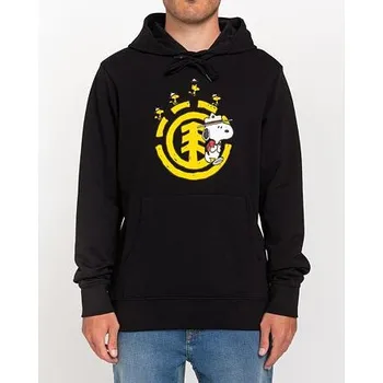 Pánská mikina Mikina Element PEANUTS EMERGE HOOD Flint Black velikost M