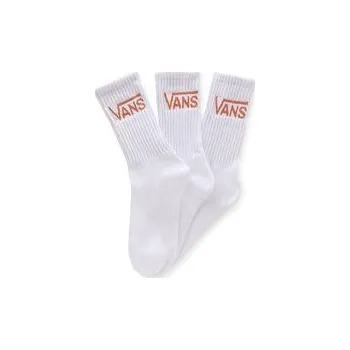 Dámské ponožky Ponožky Vans WM CLASSIC CREW WMNS 6.5-10 3PK White/Sun Baked velikost O/S