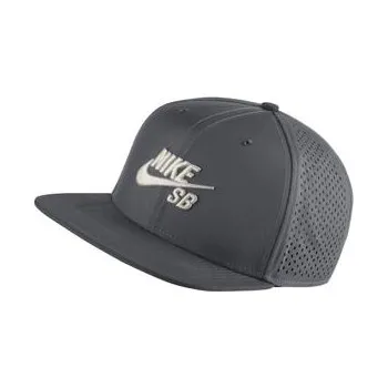Čepice Kšiltovka Nike SB AEROBILL HAT Dark Grey/Dark Grey/Black/Light Bone velikost O/S