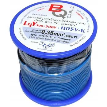 elektrický kabel Kabel Kulatý alarmový, elektrický, ohebný (lanko), automobilový LgY Vega-Tronik 1 x 0,35