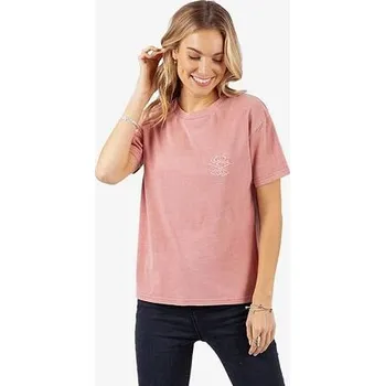 Tričko Rip Curl THE SEARCHERS TEE Dusty Rose velikost XS