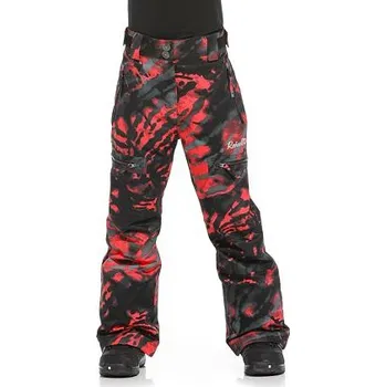Chlapecké kalhoty Kalhoty Rehall ROMY JR Animal Tie Dye Red velikost 116