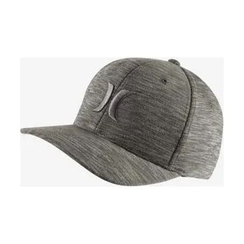 Čepice Kšiltovka Hurley ONE & TEXTURES Cool Grey velikost S/M