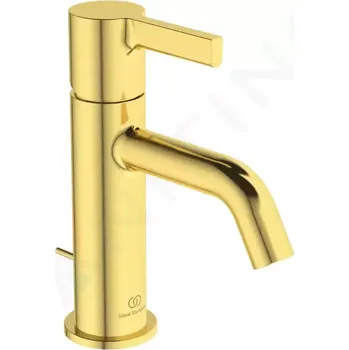 Vodovodní baterie Ideal Standard Joy Umyvadlová baterie s výpustí, Brushed Gold, BC775A2