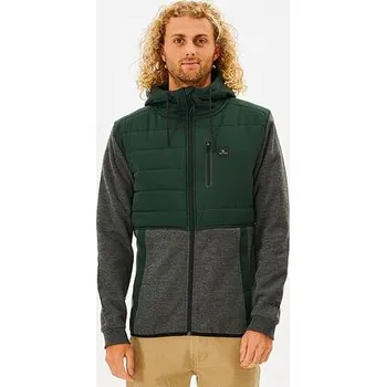 Pánská mikina Mikina Rip Curl ANTI SERIES HEATSEEKER ZIP THR Deep Forest velikost L