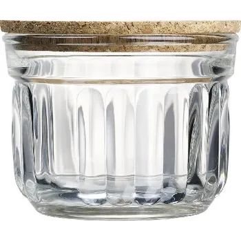Sklenice|miska s korkovým víčkem 0,29L, DELICE, set 2ks, čirá|La Rochere