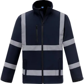 pracovní bunda Yoko Bunda HVK09 Hi-Vis, softshellová COT79VK0900304-navy XL Navy