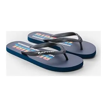 Pánská móda žabky Rip Curl ICONS OF SURF BLOOM OPEN TOE Navy/Red velikost 45.0