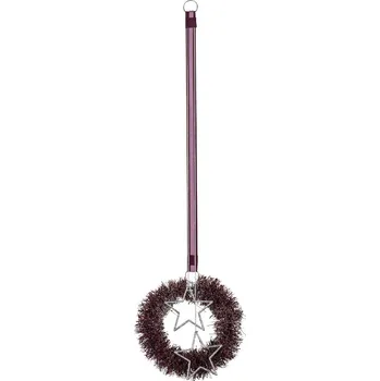 Vánoční dekorace Závěs věnec s hvězdami * (DOPRODEJ)|Ego Dekor