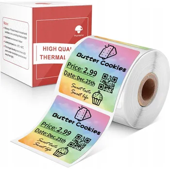 Samolepící etiketa Termální samolepicí etikety pro Phomemo M110 M120 M200 M220 M221 50x50