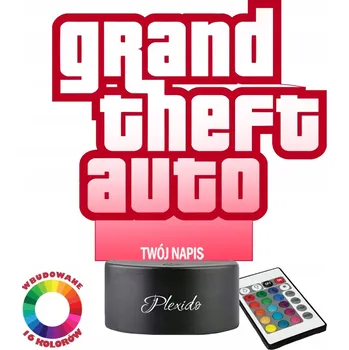 Lampička Plexido vícebarevná Noční lampa